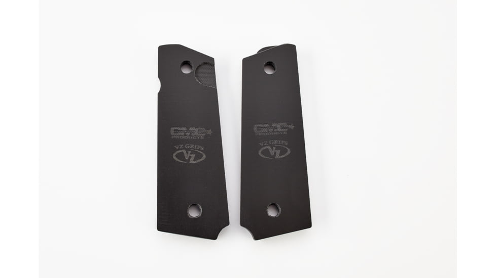 CM Products Grips, Operator II, G10, Full-Size, Black, 11-GR-OP2-FS-B