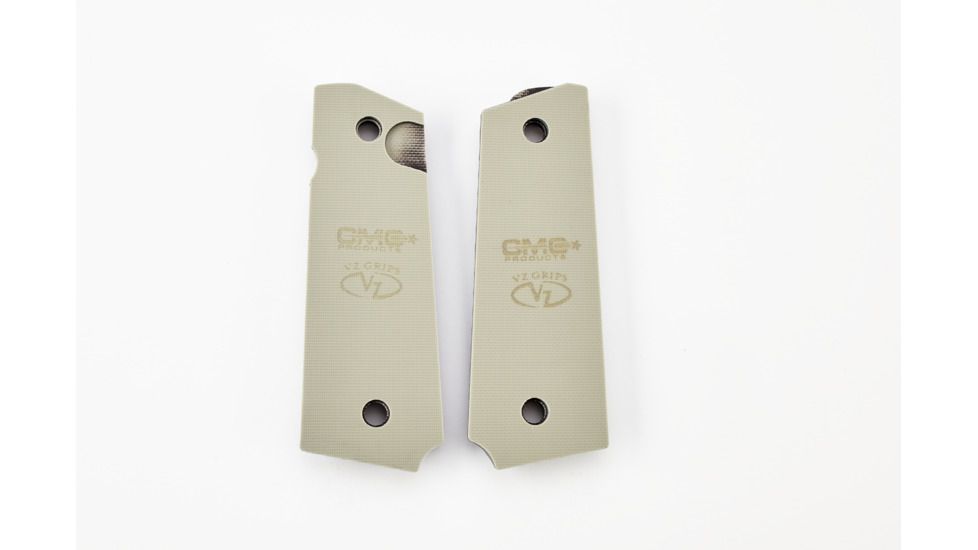 CM Products Grips, Recon, G10, Full-Size, Black/Gray, 11-GR-RC-FS-BG