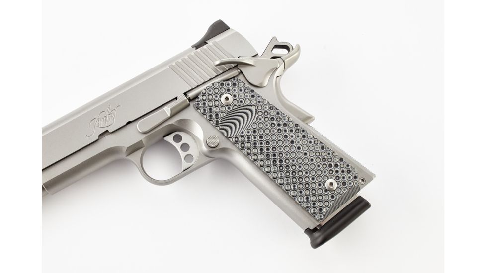 CM Products Grips, Recon, G10, Full-Size, Black/Gray, 11-GR-RC-FS-BG