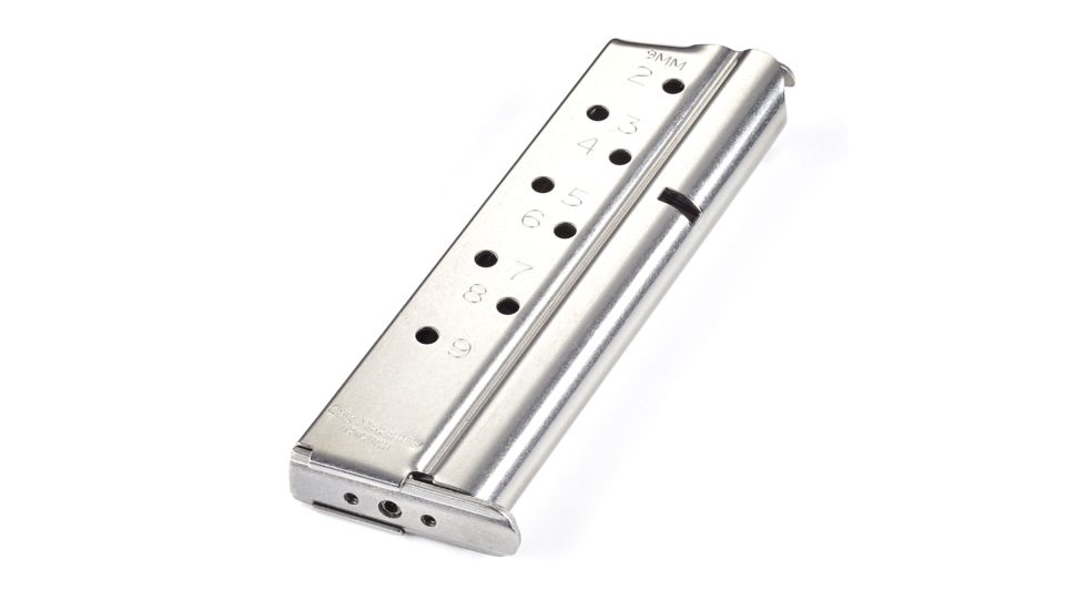 CM Products Match Grade, 9mm, 9 Round, Stainless, M-MG-9FS9