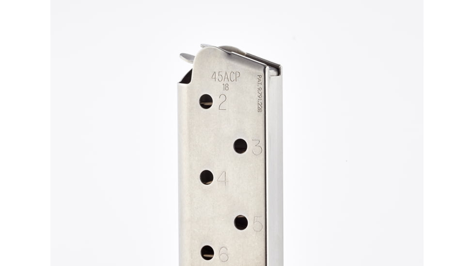 CM Products Railed Power Mag, Compact, .45 ACP, 7 Round, Stainless, M-RPM-45CP7
