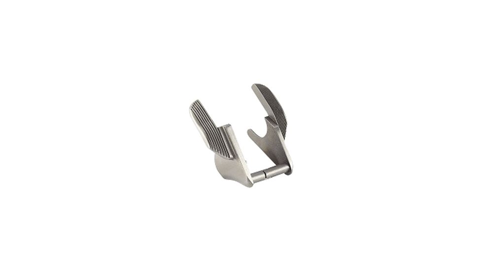 CM Products Thumb Safety, Ambidextrous, Wide Lever, Stainless, 11-ATSWL-S