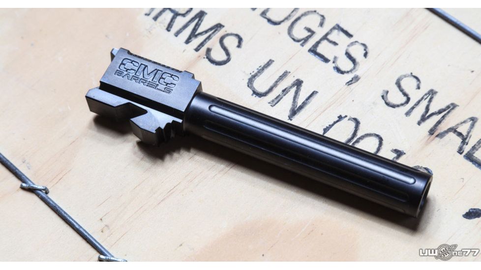 CMC Triggers 75511 Match Precision Fluted Barrel Compatible With Glock 17 Gen 3