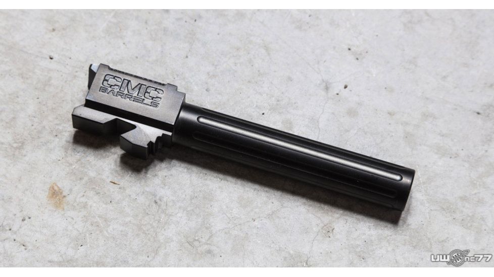 CMC Triggers 75511 Match Precision Fluted Barrel Compatible With Glock 17 Gen 3