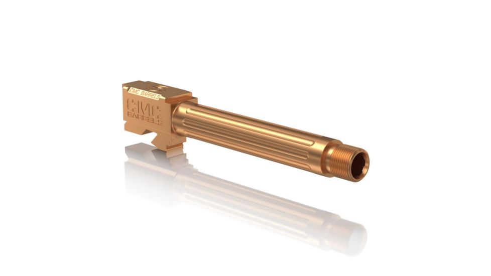 CMC Triggers 75513 Match Precision Fluted Barrel Compatible With Glock 17 Gen 3&amp;