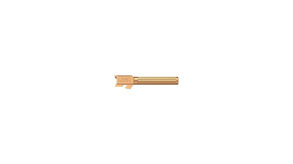 CMC Triggers 75518 Match Precision Fluted Barrel Compatible With Glock 19 Gen 3&amp;