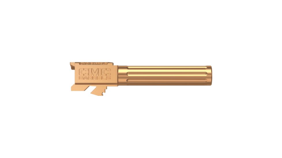 CMC Triggers 75524 Match Precision Fluted Barrel Compatible With Glock 19 Gen 3&amp;