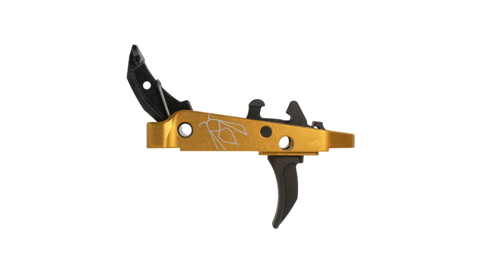 CMC Triggers AK47 Single Stage Trigger Group 2.0 - Yella Jacket CCT, 4 - 4.5 lb, Gold/Black, 4.5lb, 47607