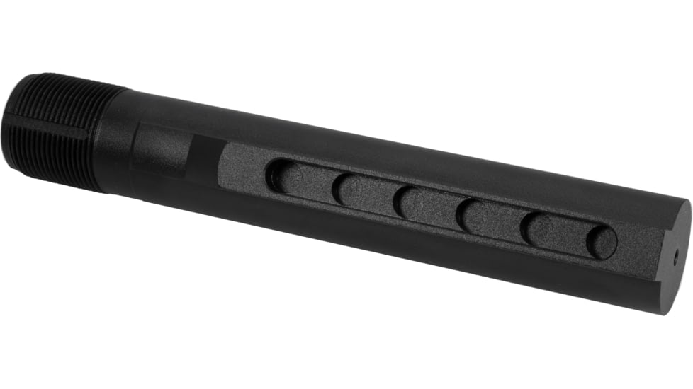 CMC Triggers AR-15 6-Position Mil-Spec Buffer Tube Kit, Enhanced QD, Carbine, Black, 81626