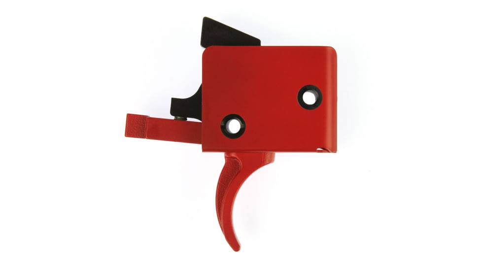 CMC Triggers AR-15/AR-10 Competition Trigger Group Single Stage, Small Pin, Curved, 2.5lb Pull, Red, 90501RED
