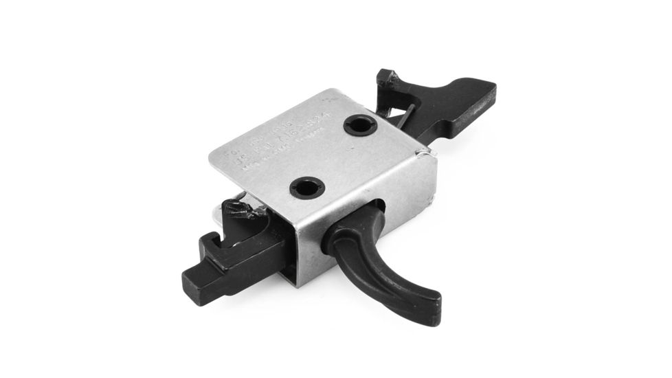 CMC Triggers AR-15/AR-10 Match Grade 2-Stage Trigger Group Large Pin Curved Trigger 1 Pound Set - 3 Pound Release