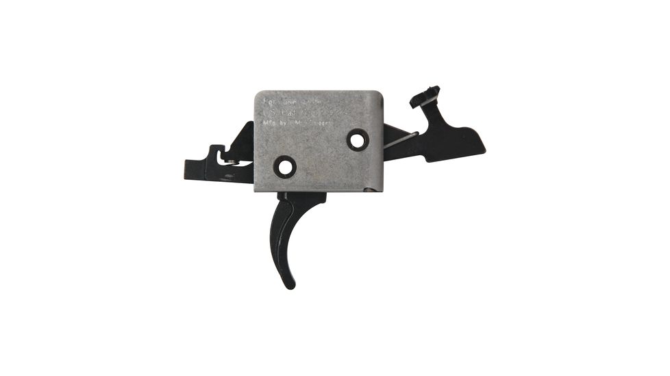 CMC Triggers AR-15/AR-10 Match Grade 2-Stage Trigger Group Large Pin Curved Trigger 2 Pound Set - 2 Pound Release