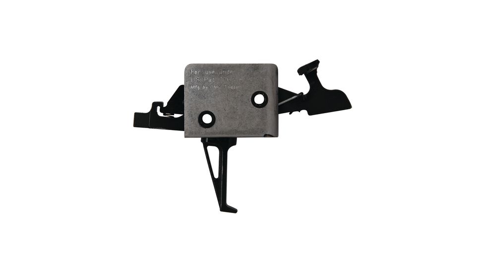 CMC Triggers AR-15/AR-10 Match Grade 2-Stage Trigger Group Large Pin Flat Trigger 2 Pound Set - 2 Pound Release