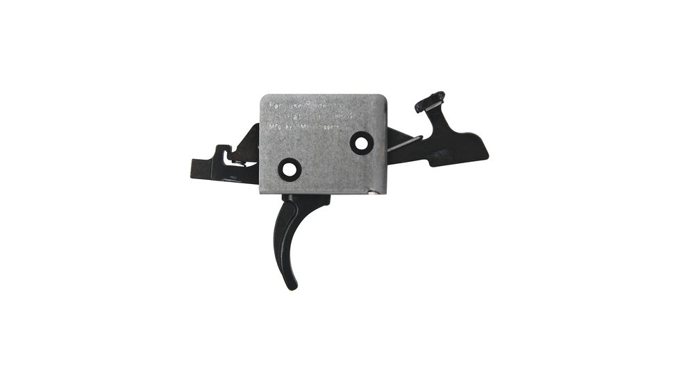 CMC Triggers AR-15/AR-10 Match Grade 2-Stage Trigger Group Small Pin Curved Trigger 2 Pound Set - 2 Pound Release