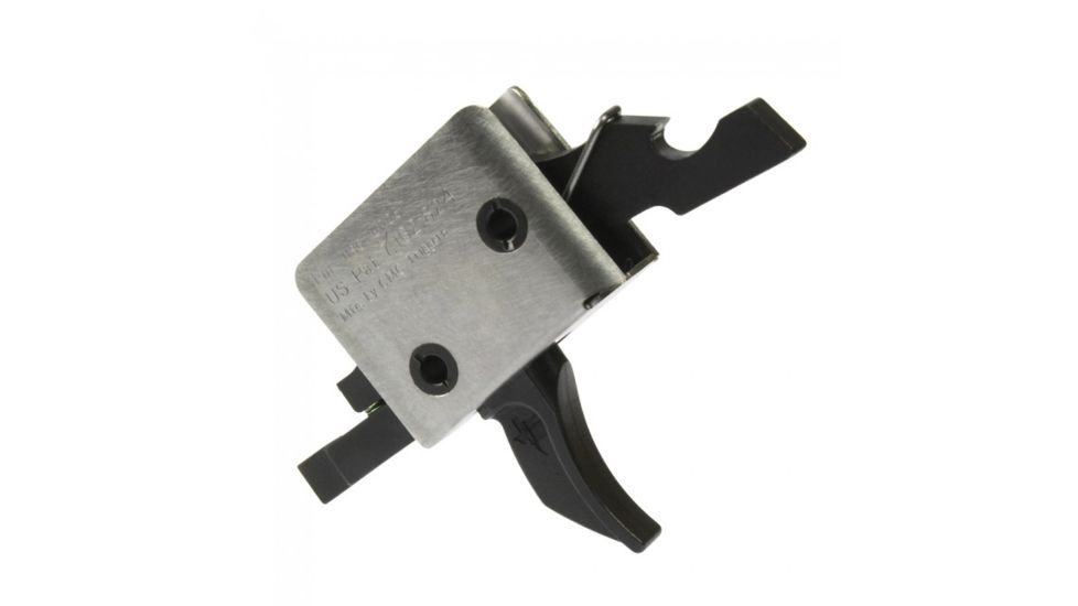 CMC Triggers AR-15/AR-10 Single Stage Drop-In Trigger, Combat Curve, 3.5lb Pull Weight, Black/Silver, 91701