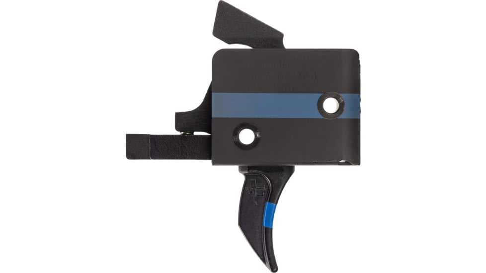 CMC Triggers AR-15/AR-10 Trigger Group Single Stage, Small Pin, CCT, 5.5lb Pull, Blue Line, 93701LEO