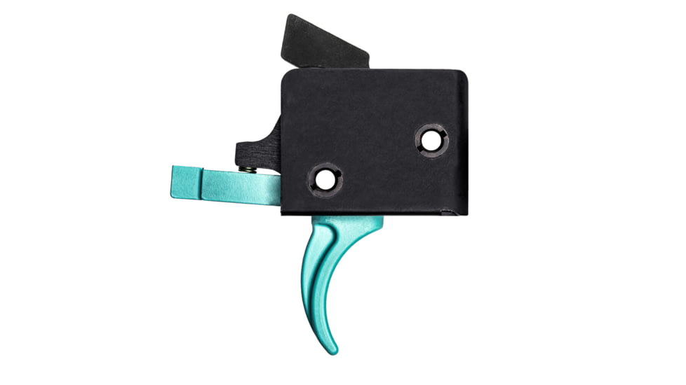 CMC Triggers AR-15/AR-10 Trigger Group Single Stage, Small Pin, Curved, 3.5lb Pull, Southern Teal, 91501ST