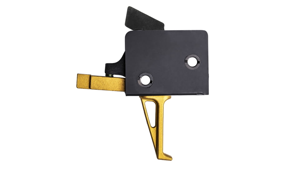 CMC Triggers AR-15/AR-10 Trigger Group Single Stage, Small Pin, Flat, 3.5lb Pull, Goldfinger, 91503GF
