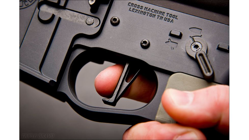 CMC Triggers AR Duty/Patrol Single Stage Trigger Group AR Drop In Single Curve 5-5.5 LB 93501