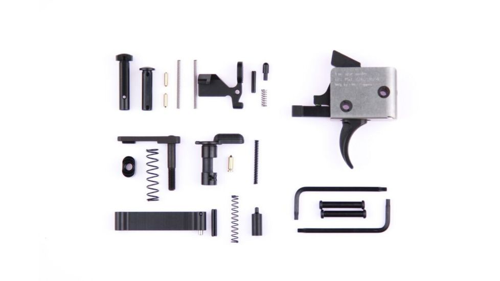 CMC Triggers AR Lower Assembly Trigger Kit - 3 1/2 lb. Curved, Black, 81501