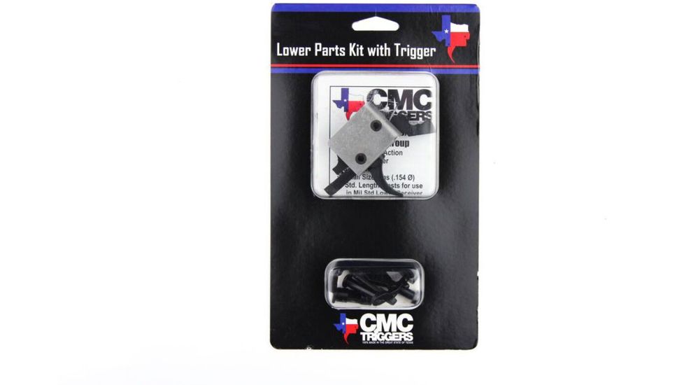 CMC Triggers AR Lower Assembly Trigger Kit - 3 1/2 lb. Curved, Black, 81501