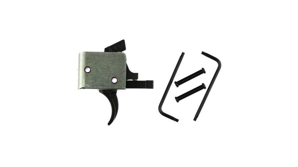 CMC Triggers AR Lower Assembly Trigger Kit - 3 1/2 lb. Curved, Black, 81501