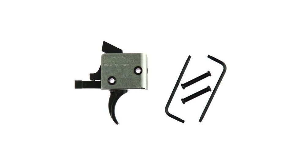 CMC Triggers AR Lower Assembly Trigger Kit - 3 1/2 lb. Curved, Black, 81501