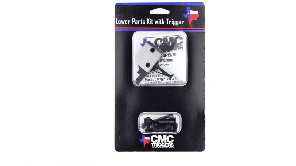 CMC Triggers AR Lower Assembly Trigger Kit - 3 1/2 lb. Flat, Black, 81503
