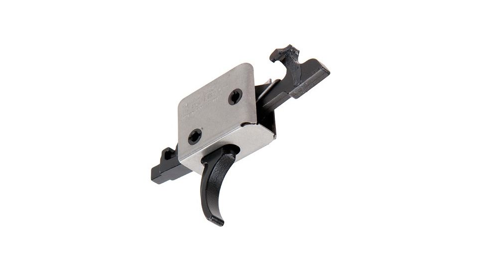 CMC Triggers AR-15/AR-10 9mm PCC Single Stage Drop-In Trigger, Tactical Curved, 3.5 lb Pull, Black, 95501