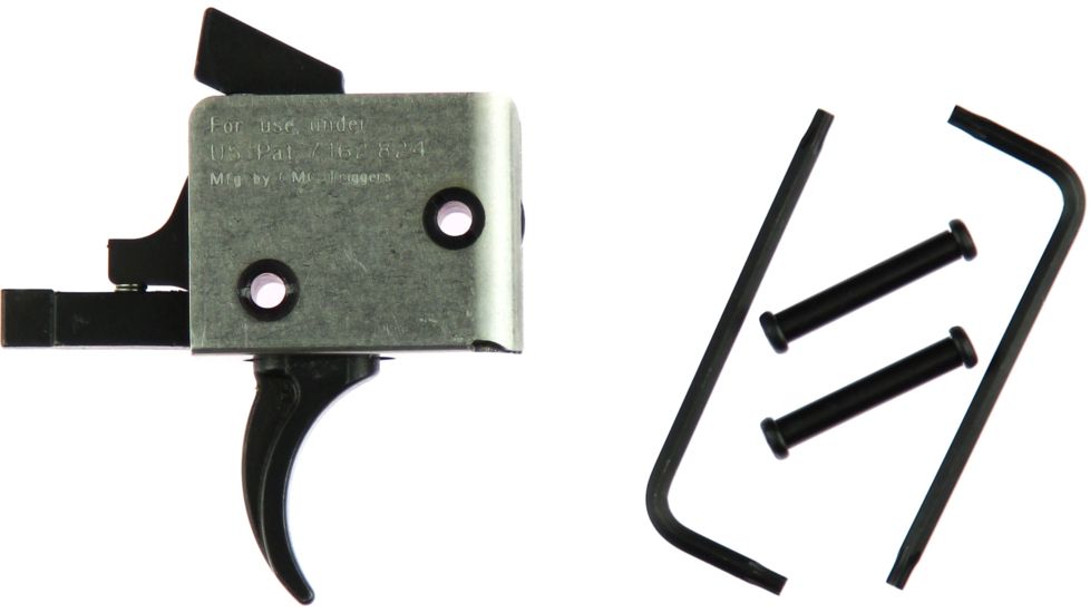 CMC Triggers AR-15/AR-10 Single Stage Drop-in Competition Trigger, Curved, 2.5 lb Pull, 90501