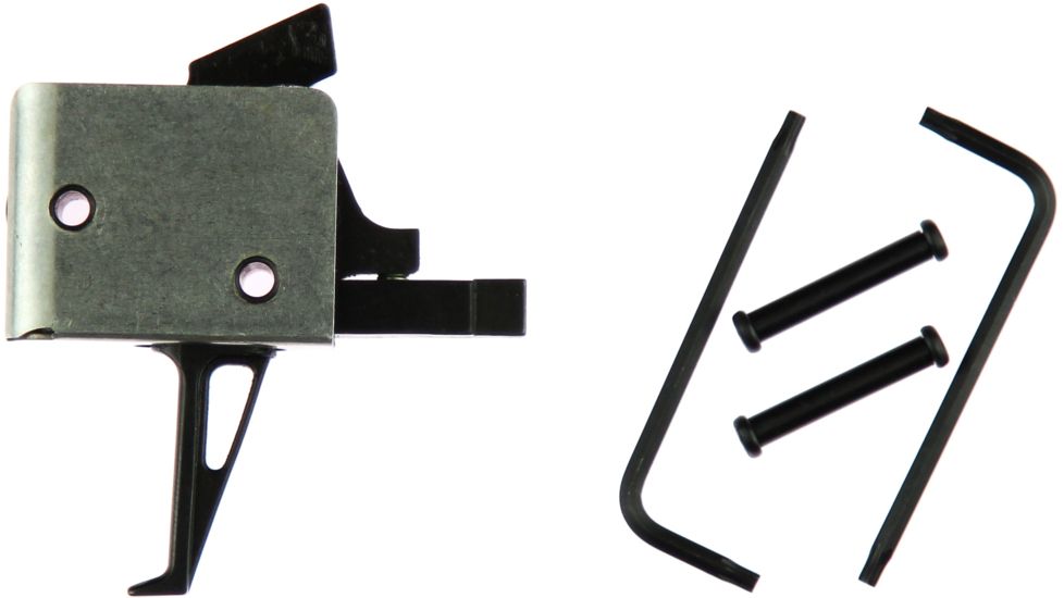 CMC Triggers AR-15/AR-10 Single Stage Drop-in Competition Trigger, Tactical Flat, 2.5 lb Pull, 90503