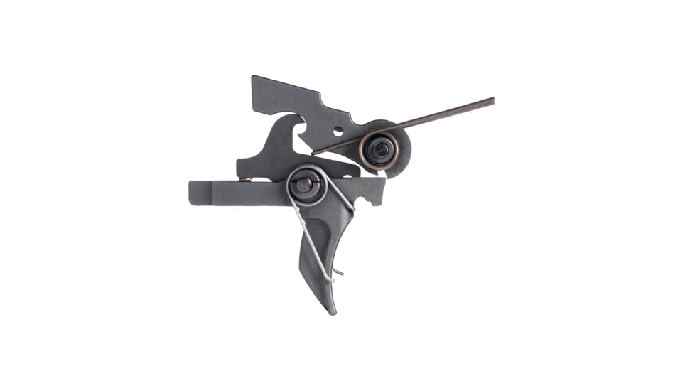 CMC Triggers Component, Single Stage Combat Curved, 4.5lb Trigger, Fits AR15, Small Pin, Black, 52701