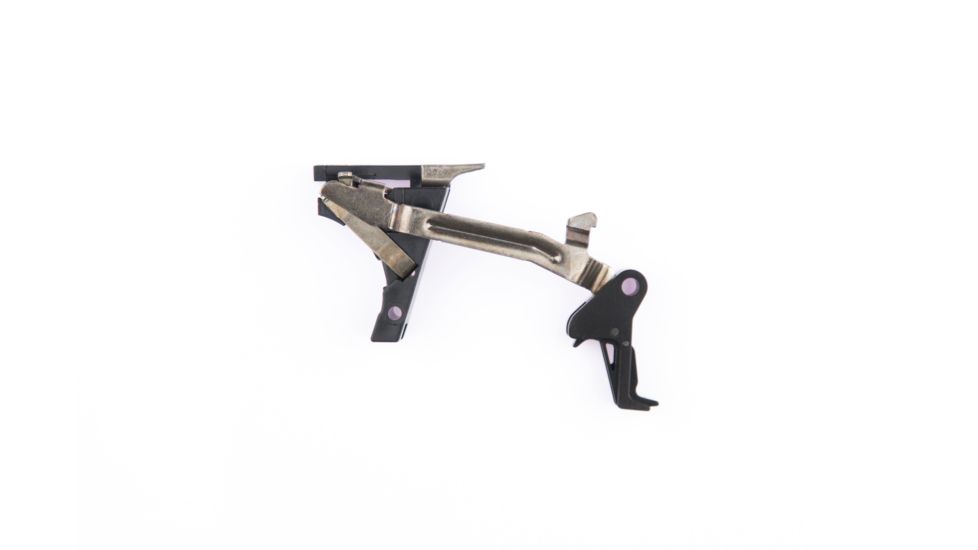 CMC Triggers Drop-in Flat Trigger Kit For Gen 3 Glock .40 cal Pistol, Black 71601