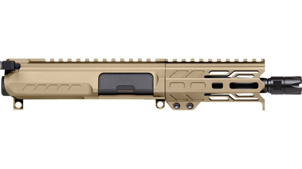 CMMG 9mm Banshee Fixed Ejector Upper Group Receiver, 5in, 1-10 Twist, 1/2 X 28 TPI, 13.7in, Coyote Tan, 99B160F-CT