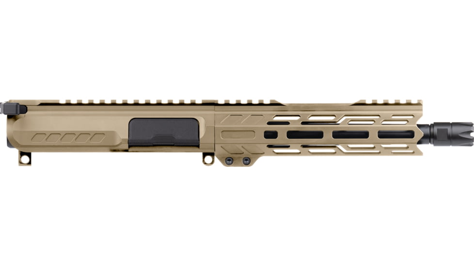 CMMG 9mm Banshee Fixed Ejector Upper Group Receiver, 8in, 1-10 Twist, 1/2 X 28 TPI, 16.5in, Coyote Tan, 99B9A0F-CT