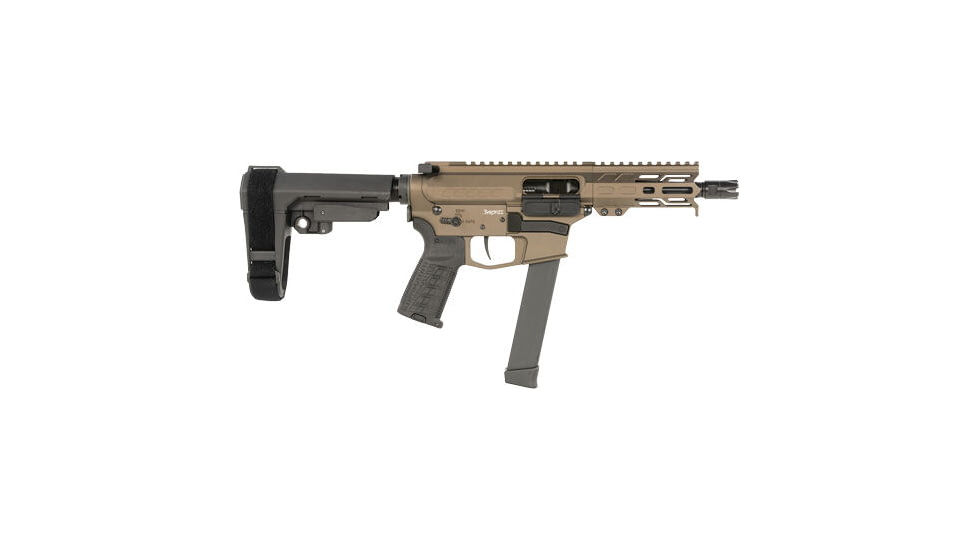 CMMG Banshee MKGs Semi Auto Pistol with Fixed Ejector and Rip Brace, 9mm Luger, 5 in Barrel