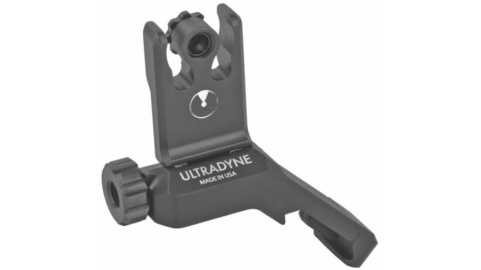 Ultradyne C2 Folding Rear Offset Sight, Black, UD10007
