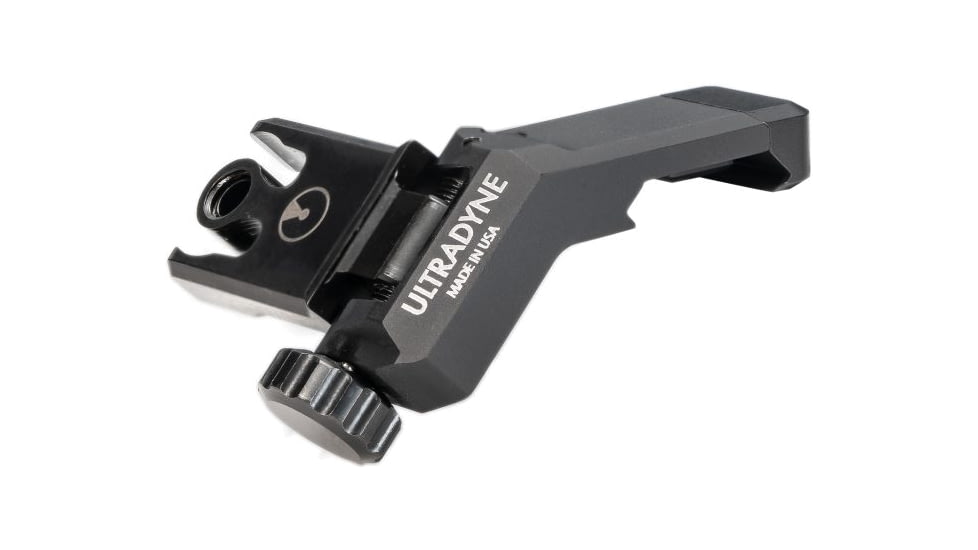 Ultradyne C2 Folding Rear Offset Sight, Black, UD10007