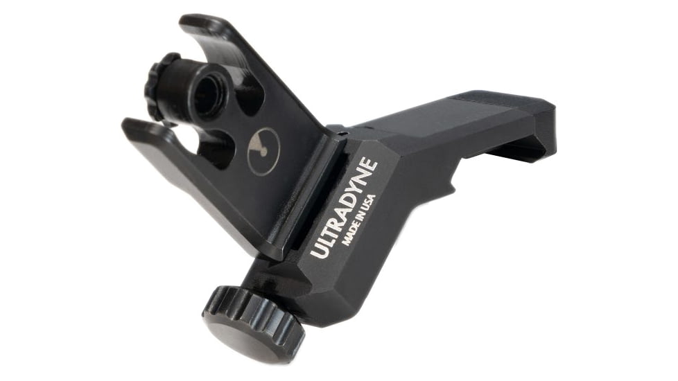 Ultradyne C2 Folding Rear Offset Sight, Black, UD10007