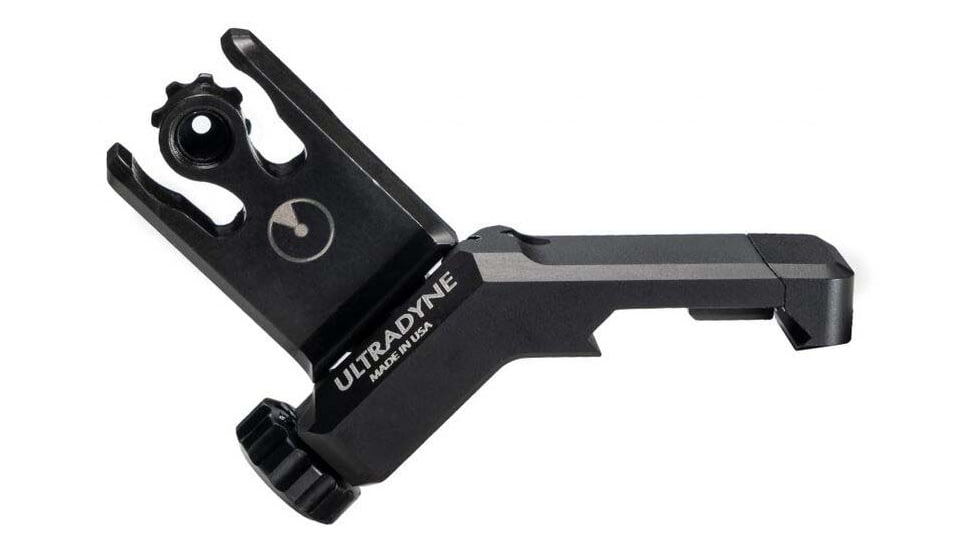 Ultradyne C2 Folding Rear Offset Sight, Black, UD10007