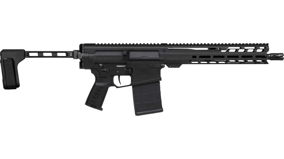 CMMG Dissent MK3 Rifle, 8.6mm Blackout, 12.5 inch Barrel, 20 Round Magazine, Black, 33A380C-AB-FRRMPG