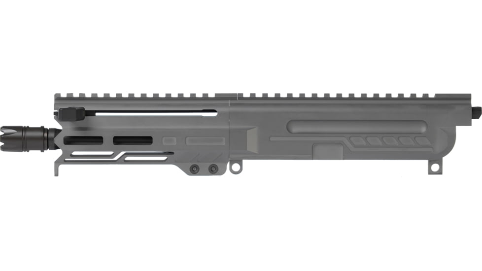 CMMG DISSENT Upper Receiver, 5.7x28mm, 6.5in, 1-9 Twist, 1/2x28 Thread, Zeroed Linear Compensator, Tungsten, 57BA8AE-TNG