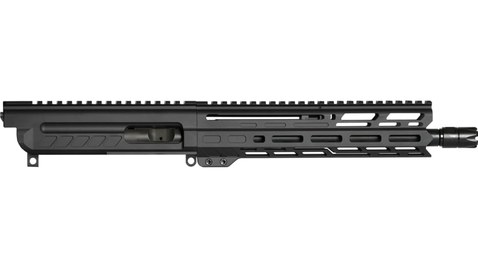 CMMG DISSENT Upper Receiver, 9mm, 10.5in, 1-10 Twist, 1/2x28 Thread, Zeroed Linear Compensator, Armor Black, 99B80E4-AB