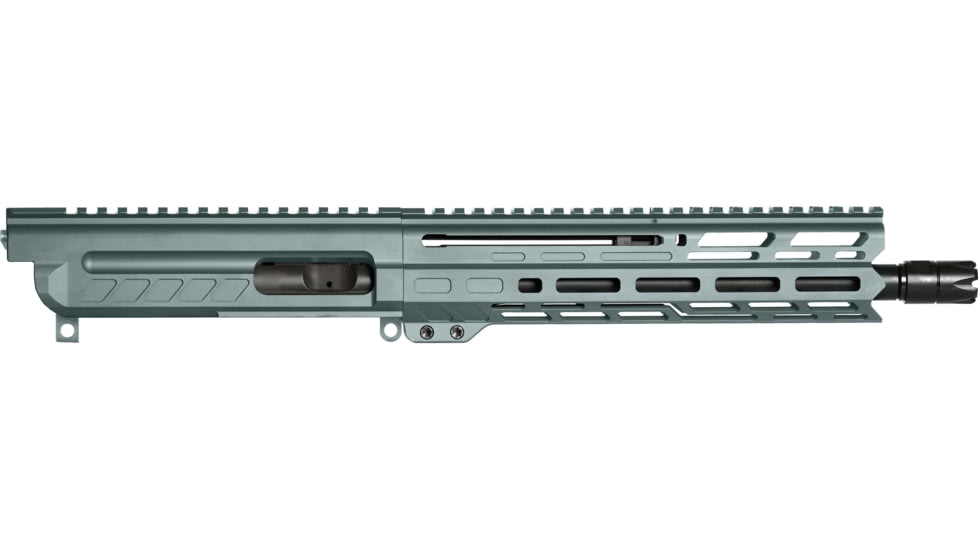 CMMG DISSENT Upper Receiver, 9mm, 10.5in, 1-10 Twist, 1/2x28 Thread, Zeroed Linear Compensator, Charcoal Green, 99B80E4-CG
