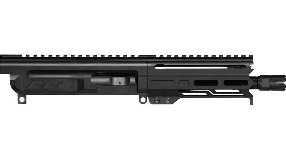 CMMG DISSENT Upper Receiver, 9mm, 6.5in, 1-10 Twist, 1/2x28 Thread, Zeroed Linear Compensator, Armor Black, 94B6829-AB