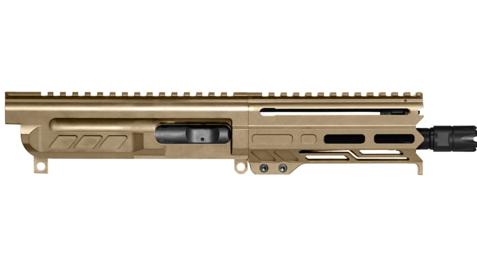 CMMG DISSENT Upper Receiver, 9mm, 6.5in, 1-10 Twist, 1/2x28 Thread, Zeroed Linear Compensator, Coyote Tan, 94B6829-CT