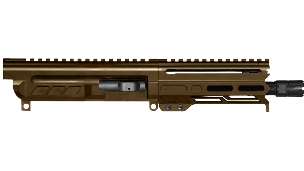 CMMG DISSENT Upper Receiver, 9mm, 6.5in, 1-10 Twist, 1/2x28 Thread, Zeroed Linear Compensator, Midnight Bronze, 94B6829-MB
