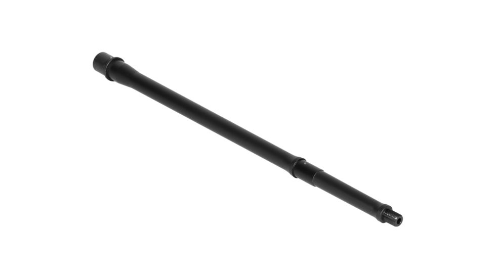 CMMG, Inc Barrel Sub-Assembly, 5.56x45mm, 18 inch, Medium Taper, Mid-Length Gas, 1-7 Twist, 1/2-28 Thread, 416SS, SBN, Black, 55DFD0C