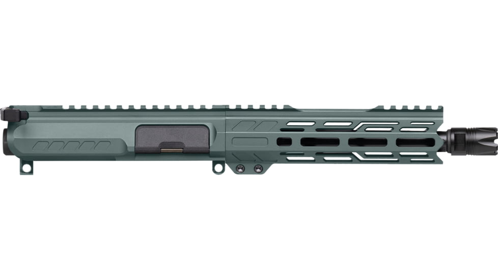 CMMG MkG .45 ACP Banshee Fixed Ejection Upper Group Receiver, 8in, 1-16 Twist, 0.578x28 TPI, .750in, Charcoal Green, 45B950F-CG