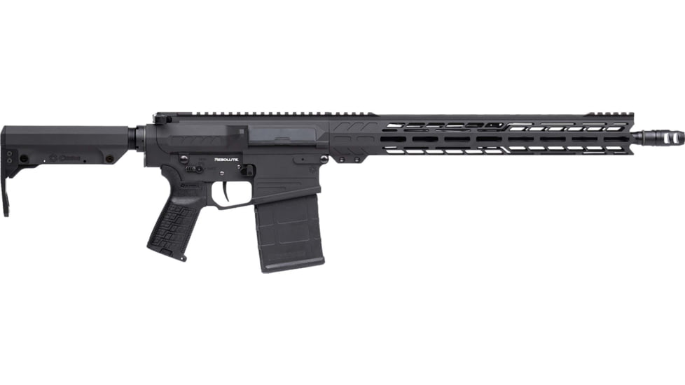 CMMG Resolute MK3 Semi-Auto Rifle, 8.6mm Blackout, 16.1in 5/8x24 TPI Barrel, 1-30, Synthetic Black Stock, Cerakote Armor Black, 20Rd, 33A590C-AB-FRRMPG